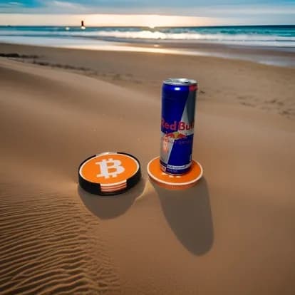 47 Bitcoin Coaster Set — 4-Piece